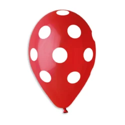 GS110 #157 RED-WHITE POLKA DOT 914115 12IN