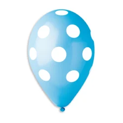 GS110 #157 LT. BLUE-WHITE POLKA DOT 914146 12IN