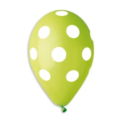 GS110 #157 LT. GREEN-WHITE POLKA DOT 914153 12IN
