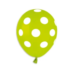 AS50 #157 LIGHT GREEN-WHITE POLKA DOTS 921342 5IN