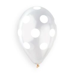 GS110 #157 CRYSTAL CLEAR-WHITE POLKA DOT 923292 12IN