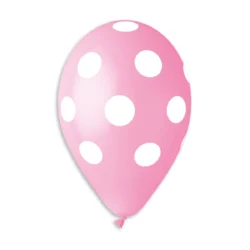 GS110 #157 PINK-WHITE POLKA DOT 926477 12IN