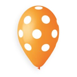 GS110 #157 ORANGE-WHITE POLKA DOT 928068 12IN