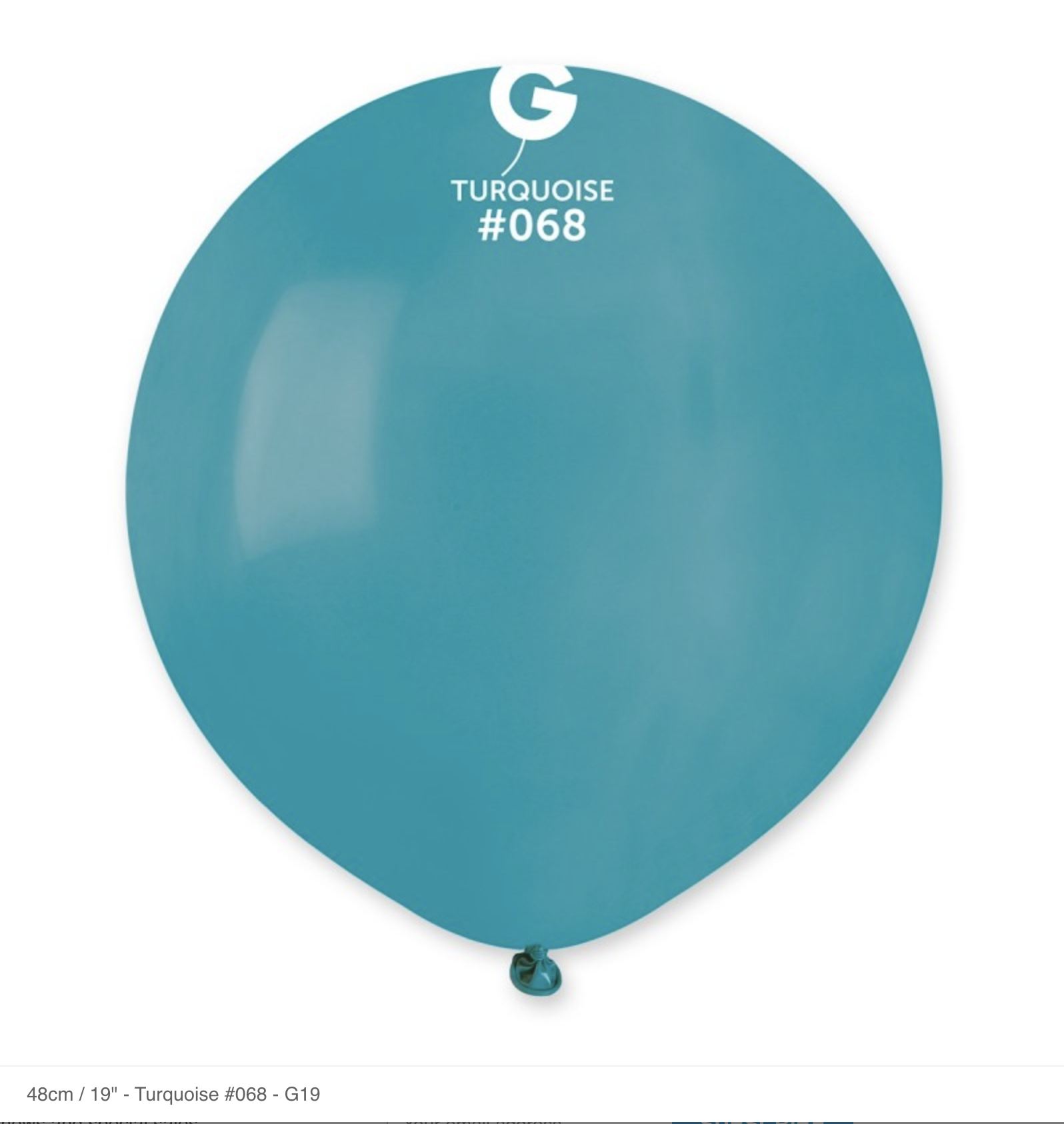 G19 #068 TURQUOISE 206852 STANDARD COLOR 19IN - Gemar Usa