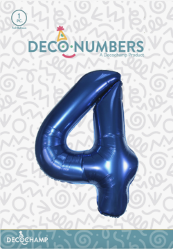 DECO NUMBER 4 NAVY BLUE 34IN