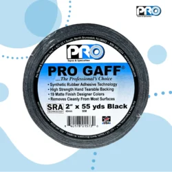 PRO GAFF TAPE BLACK 015730