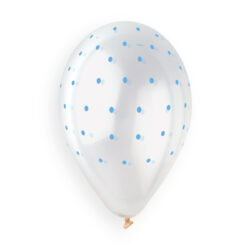 GS120 #1051 CRYSTAL CLEAR-CHIC DOTS BLUE 940855 13IN