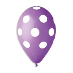 GS110 #157 LAVENDER-WHITE POLKA DOT 927849 12IN