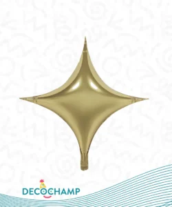 DECO STAR POINT CHAMPAGNE 18IN