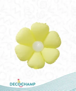 DECO FLOWER BABY YELLOW 16IN