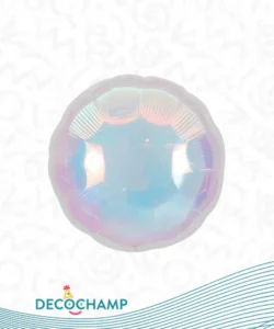 DECO ROUND IRIDESCENT 18IN