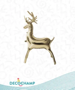DECO REINDEER CHAMPAGNE 34IN