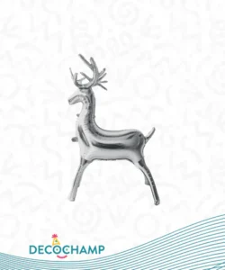 DECO REINDEER SILVER 20IN