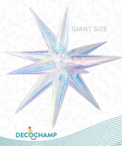 DECO GIANT STARBURST IRIDESCENT 60IN