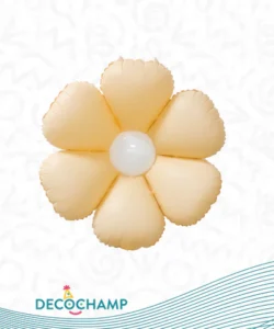 DECO FLOWER PEACH 34IN