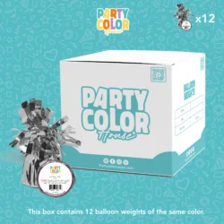 FOIL BALLOON WEIGHT SILVER 5.6OZ BW-026116