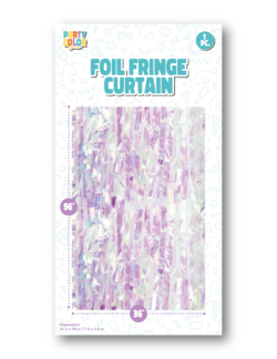 FOIL FRINGE DOOR CURTAIN IRIDESCENT FC-026079