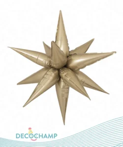 DECO STARBURST CHAMPAGNE 40IN