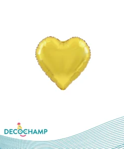 DECO HEART 18IN GOLD