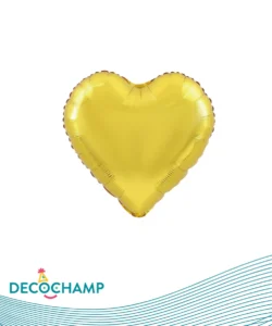 DECO HEART 24IN GOLD