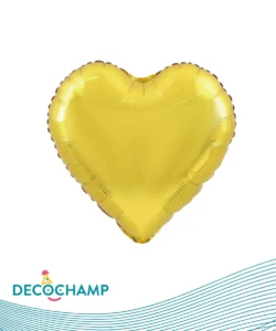 DECO HEART 36IN GOLD