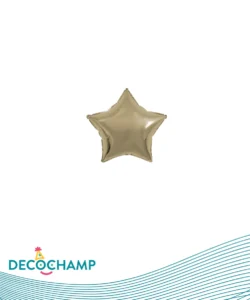 DECO STAR 4IN CHAMPAGNE