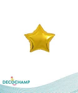 DECO STAR 9IN GOLD