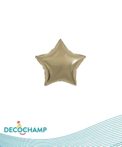 DECO STAR 9IN CHAMPAGNE
