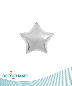 DECO STAR 18IN SILVER