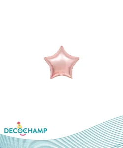 DECO STAR 4IN ROSE GOLD