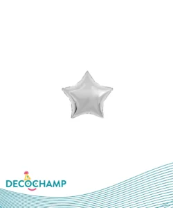 DECO STAR 4IN SILVER