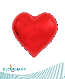 DECO HEART 36IN RED