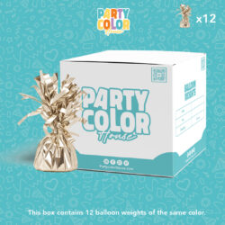 BALLOON WEIGHT WHITE GOLD